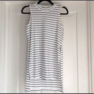 BCBGeneration Striped Cotton Tunic.